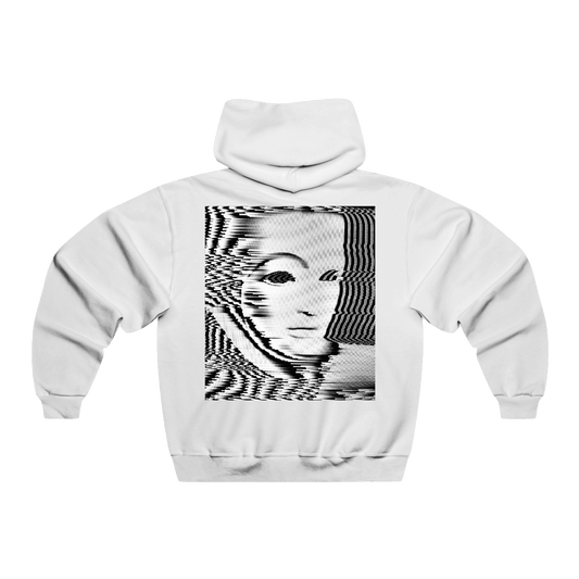 White "Mask Face" Hoodie