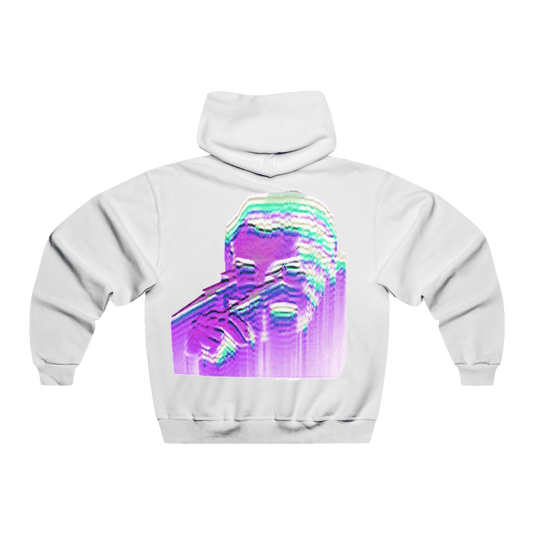 White "Lightning Face" Hoodie